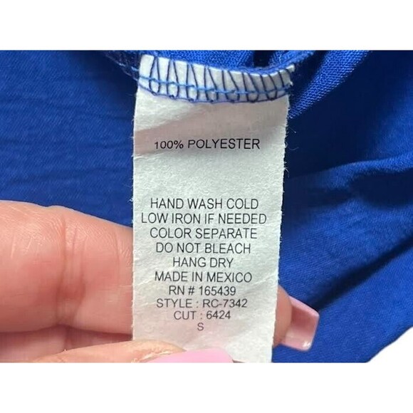 Rolla Coaster One Shoulder Tiered Midi Dress Cobalt Blue Sz S NWOT MSRP … - Picture 12 of 14